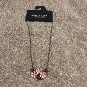 Simply Vera Vera Wang Flower Necklace